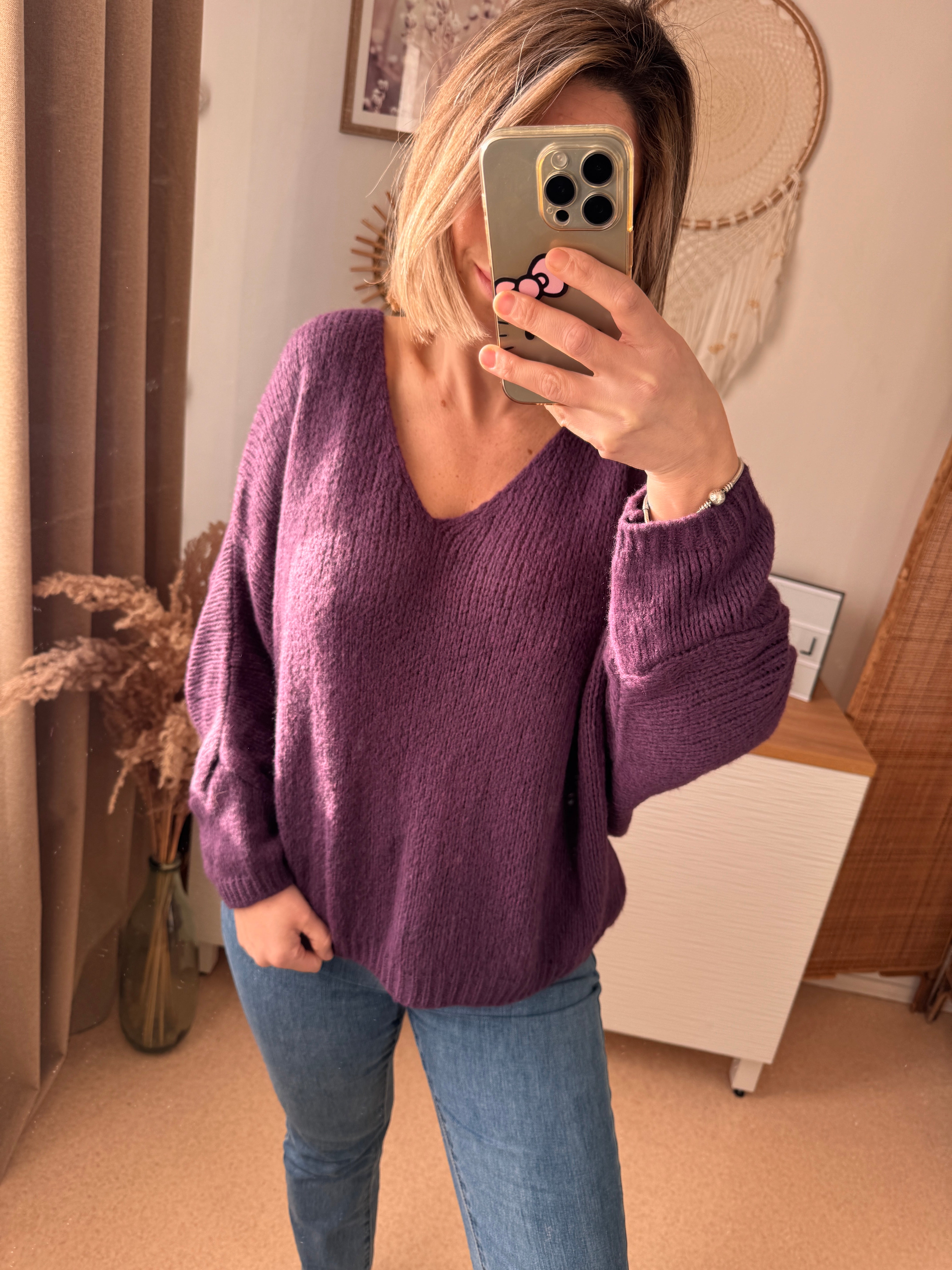 Pull en maille over size LOU