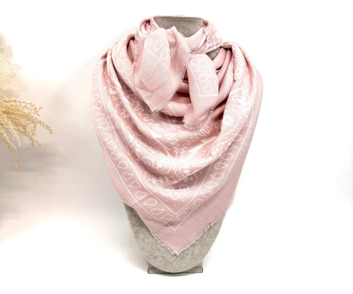 Écharpe carré imprimé BANDANA