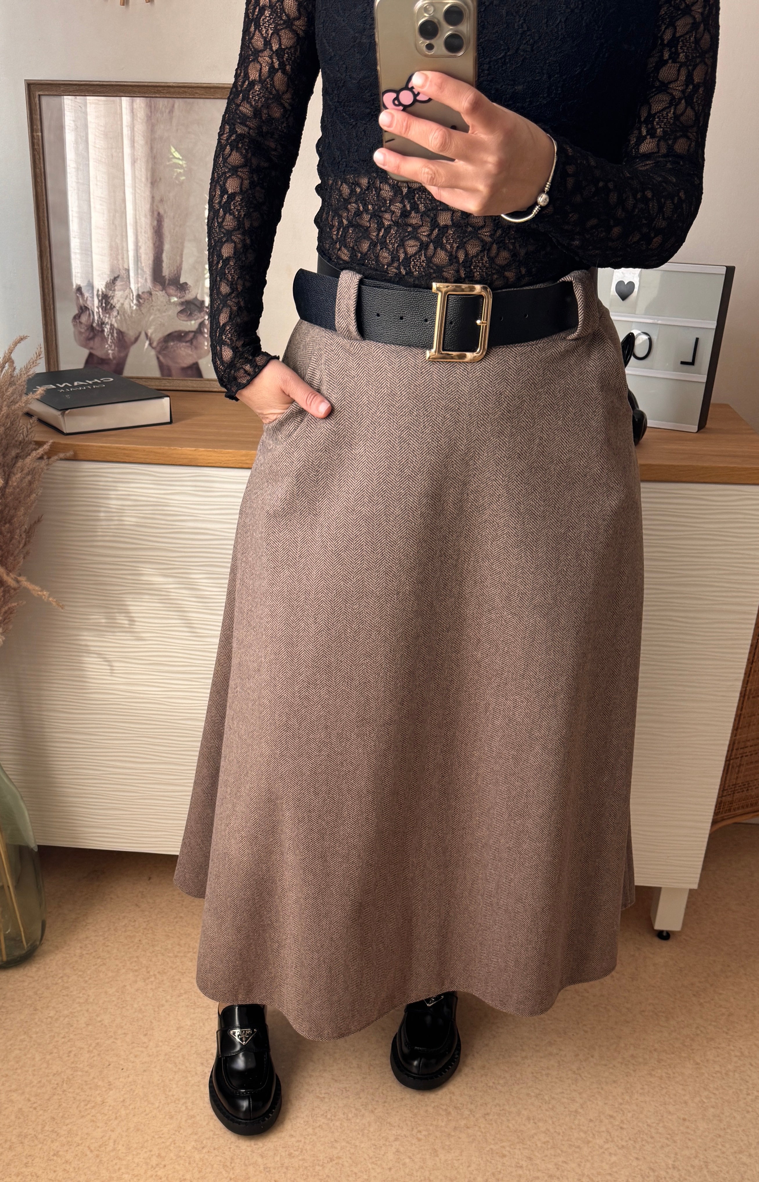 Jupe longue évasée NOLA