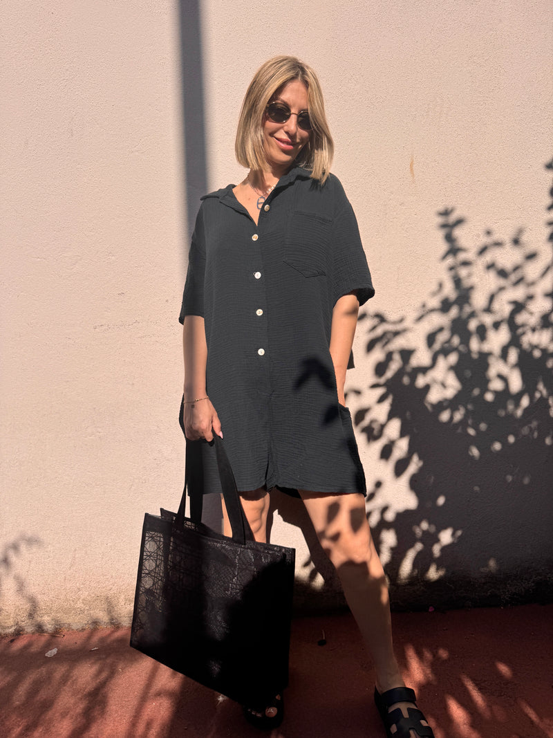 Comb-short en gaze de coton ALYA