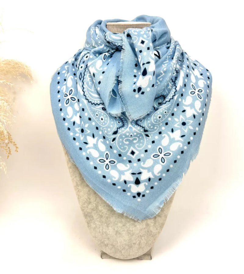 Écharpe carré BANDANA KYLIE 🖤