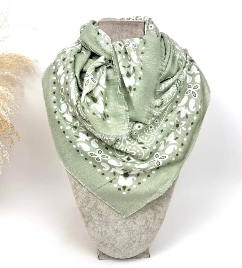 Écharpe carré BANDANA KYLIE 🖤