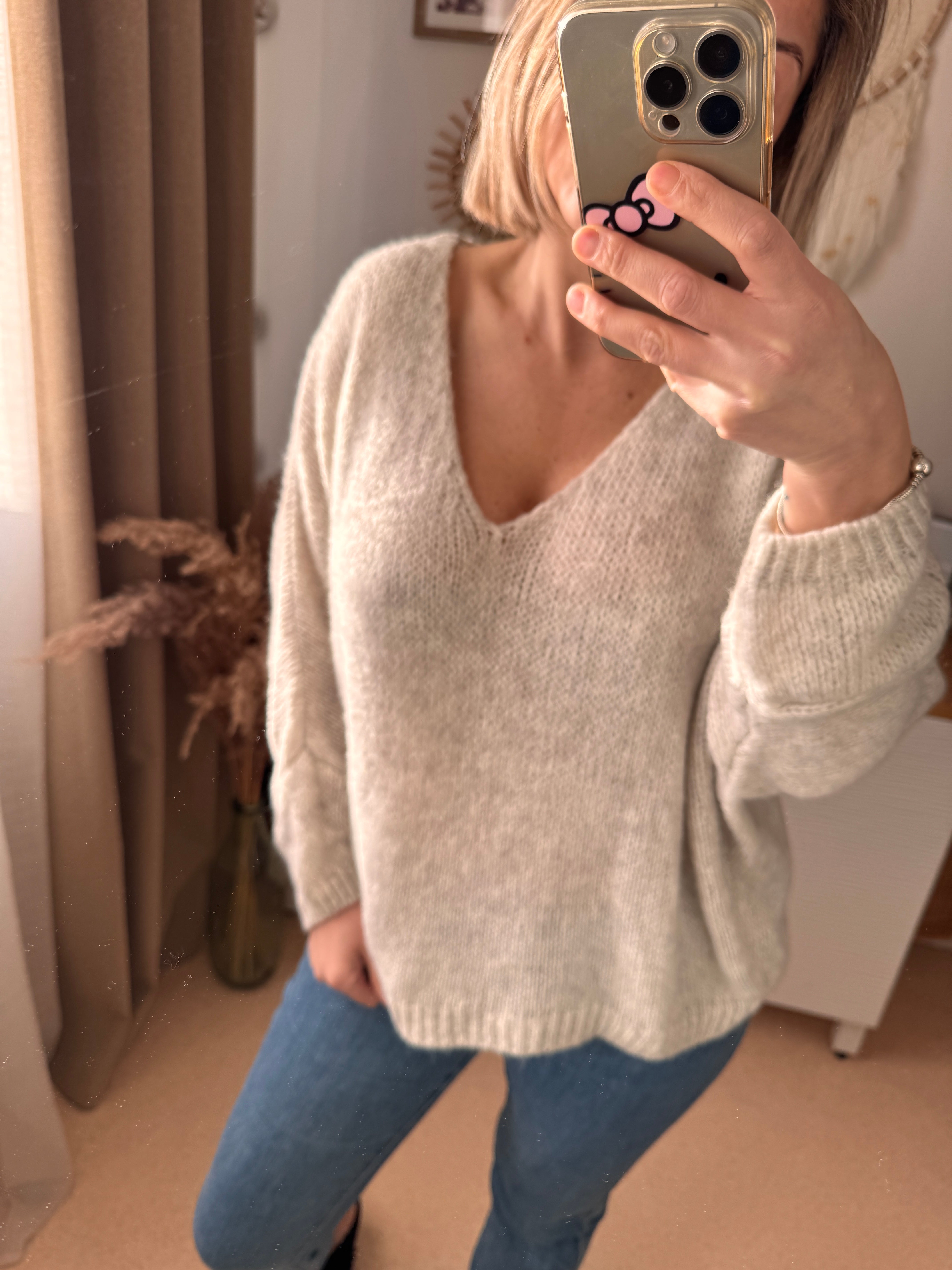 Pull en maille over size LOU