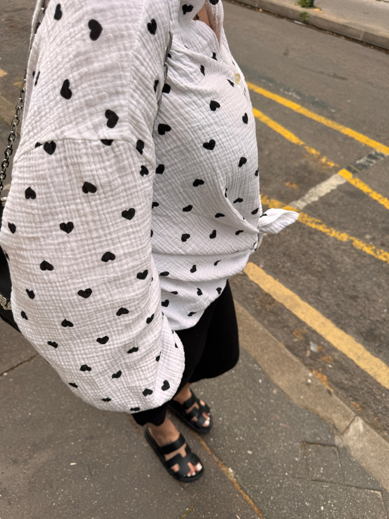 Chemise en gaze de coton LOLY