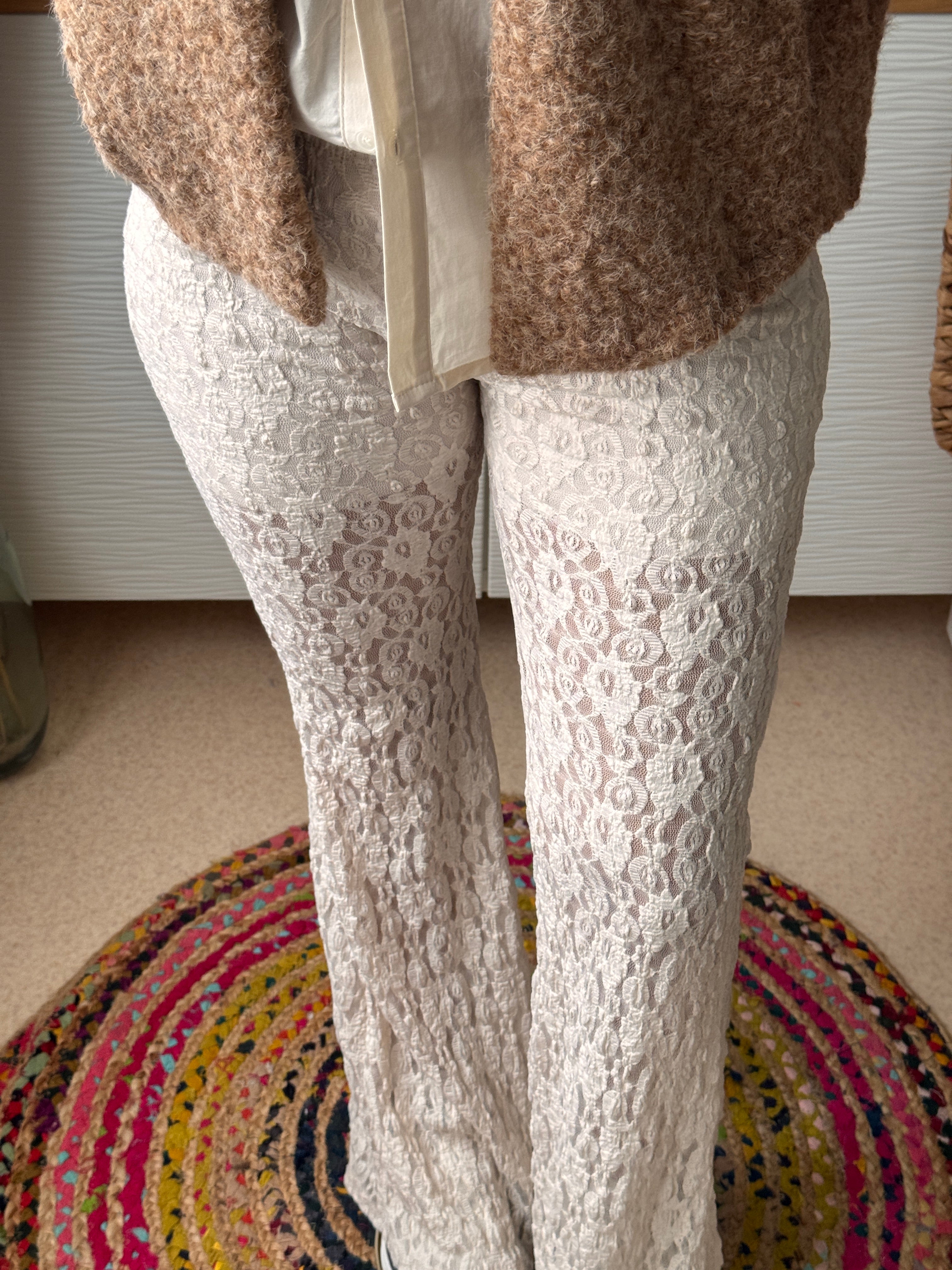 Pantalon dentelle