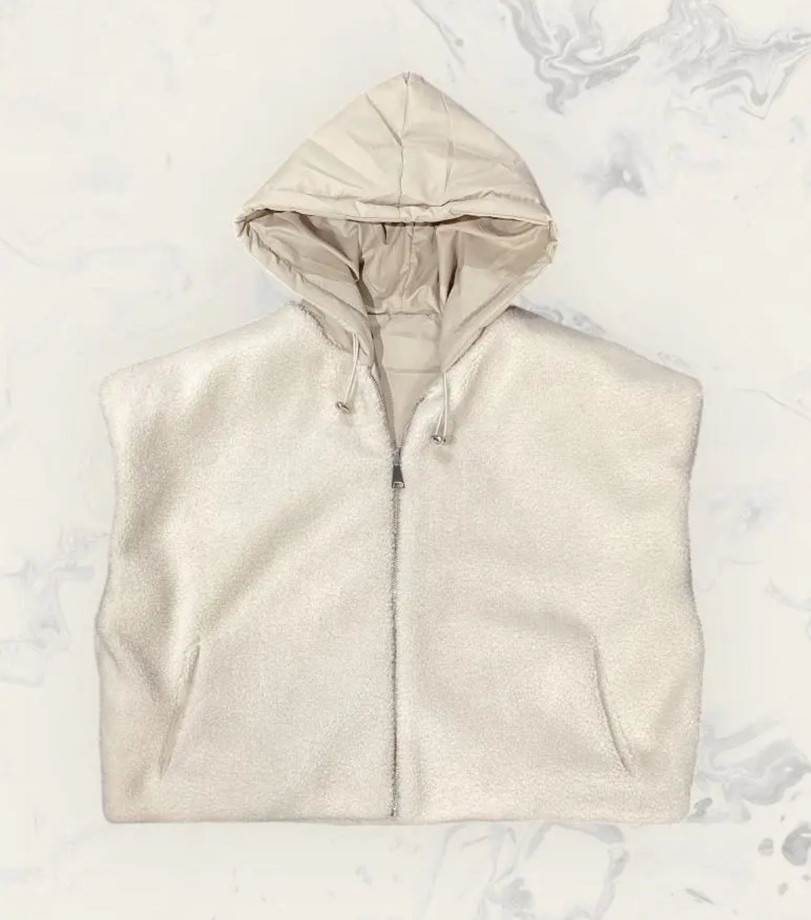 Veste réversible sans manches