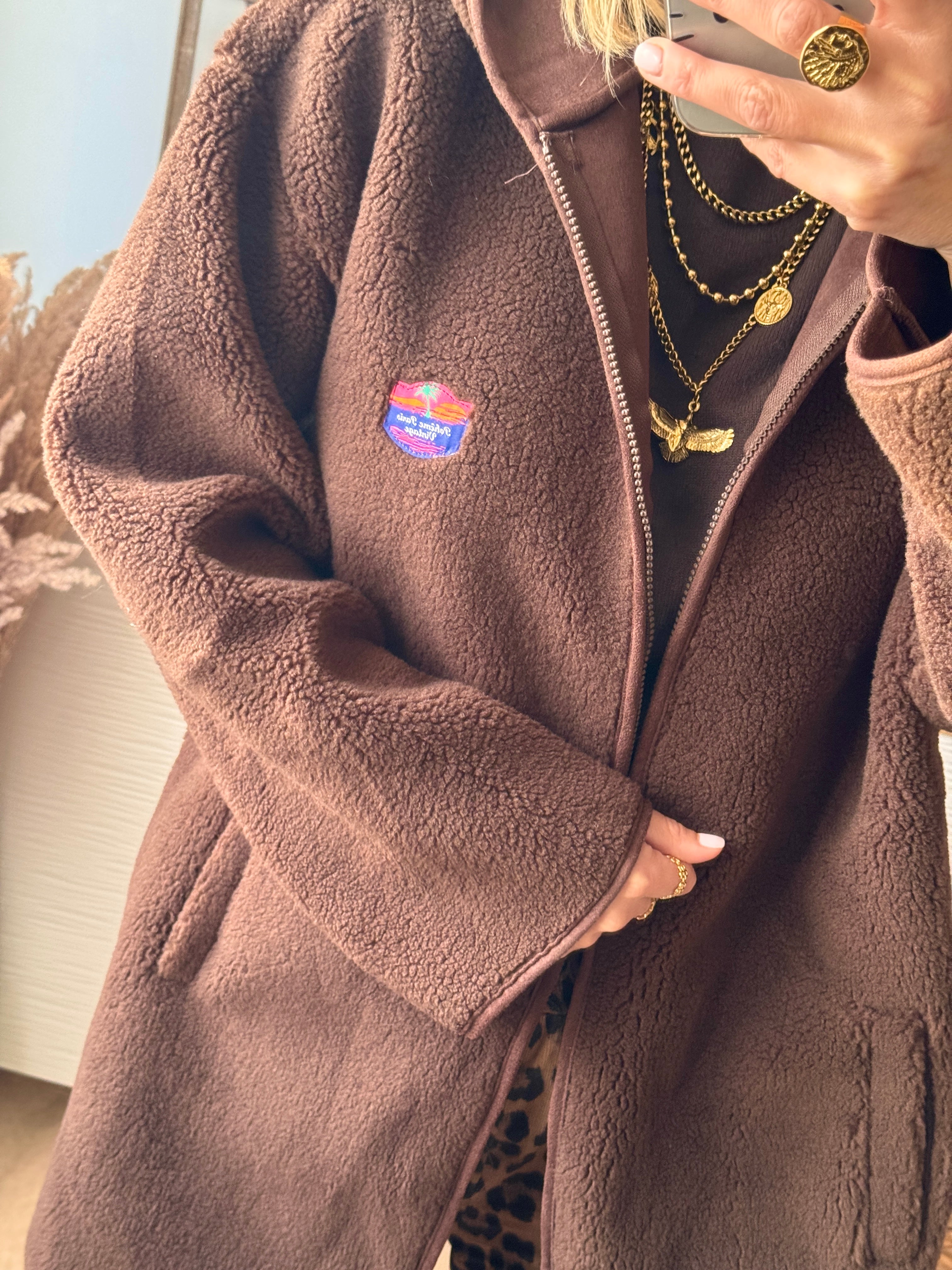 Polaire à Capuche longue