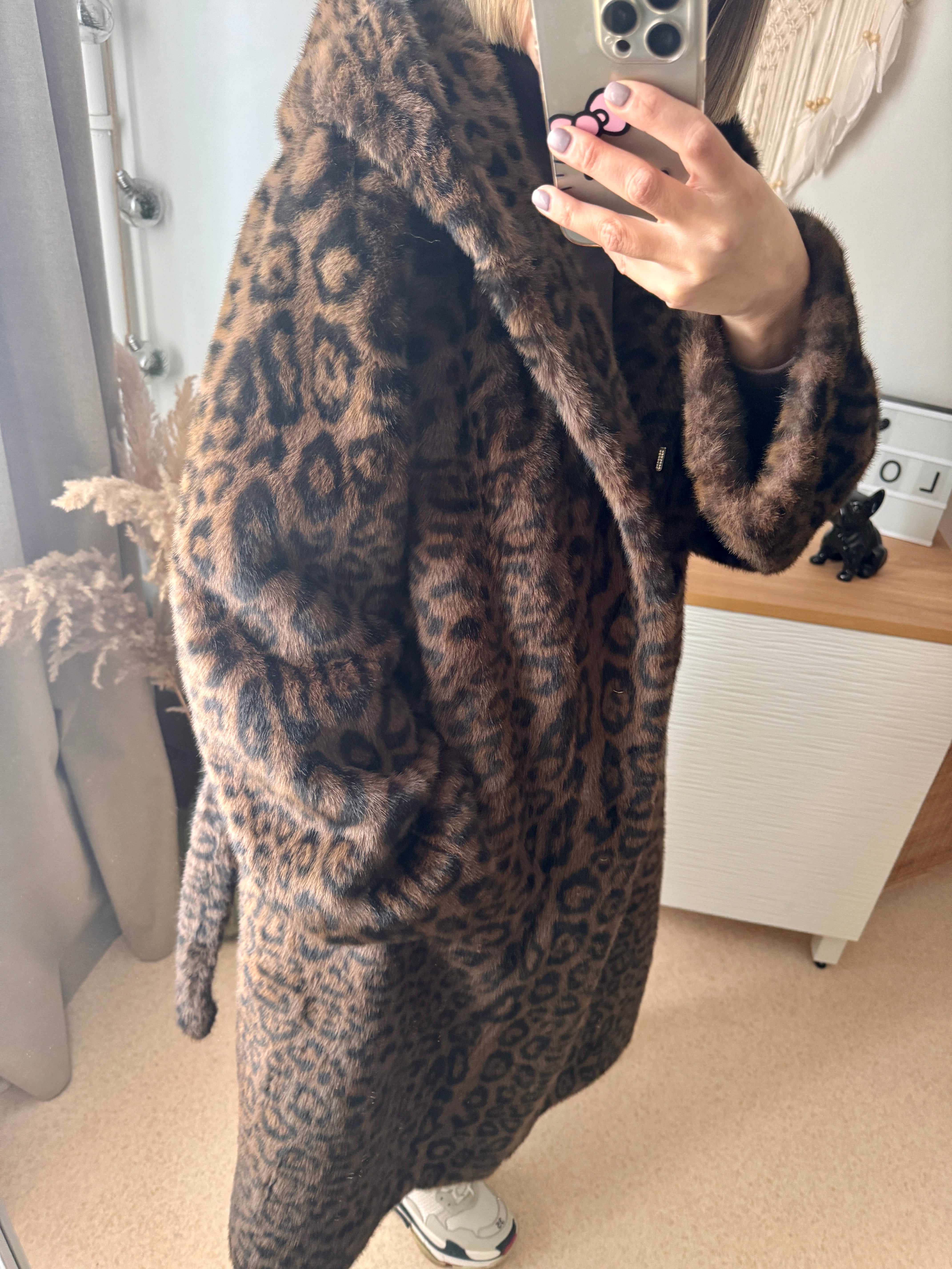 Manteau en fausse fourrure LÉOPARD 🐆