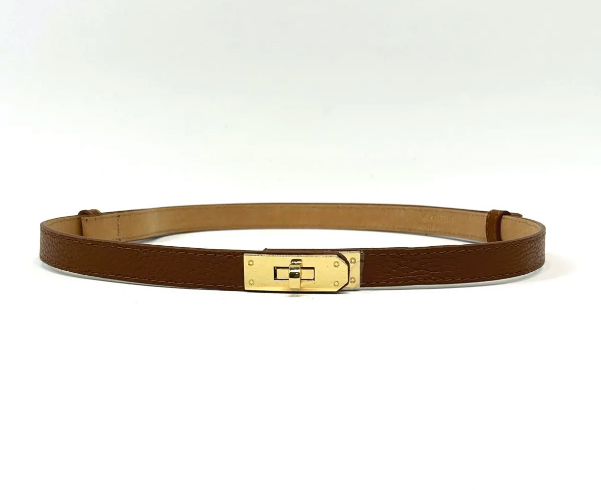Ceinture ajustable en cuir