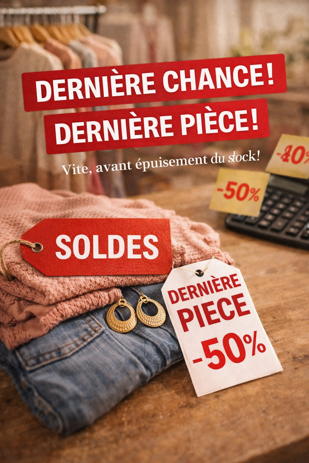DERNIÈRES PIÈCES À PRIX MINI