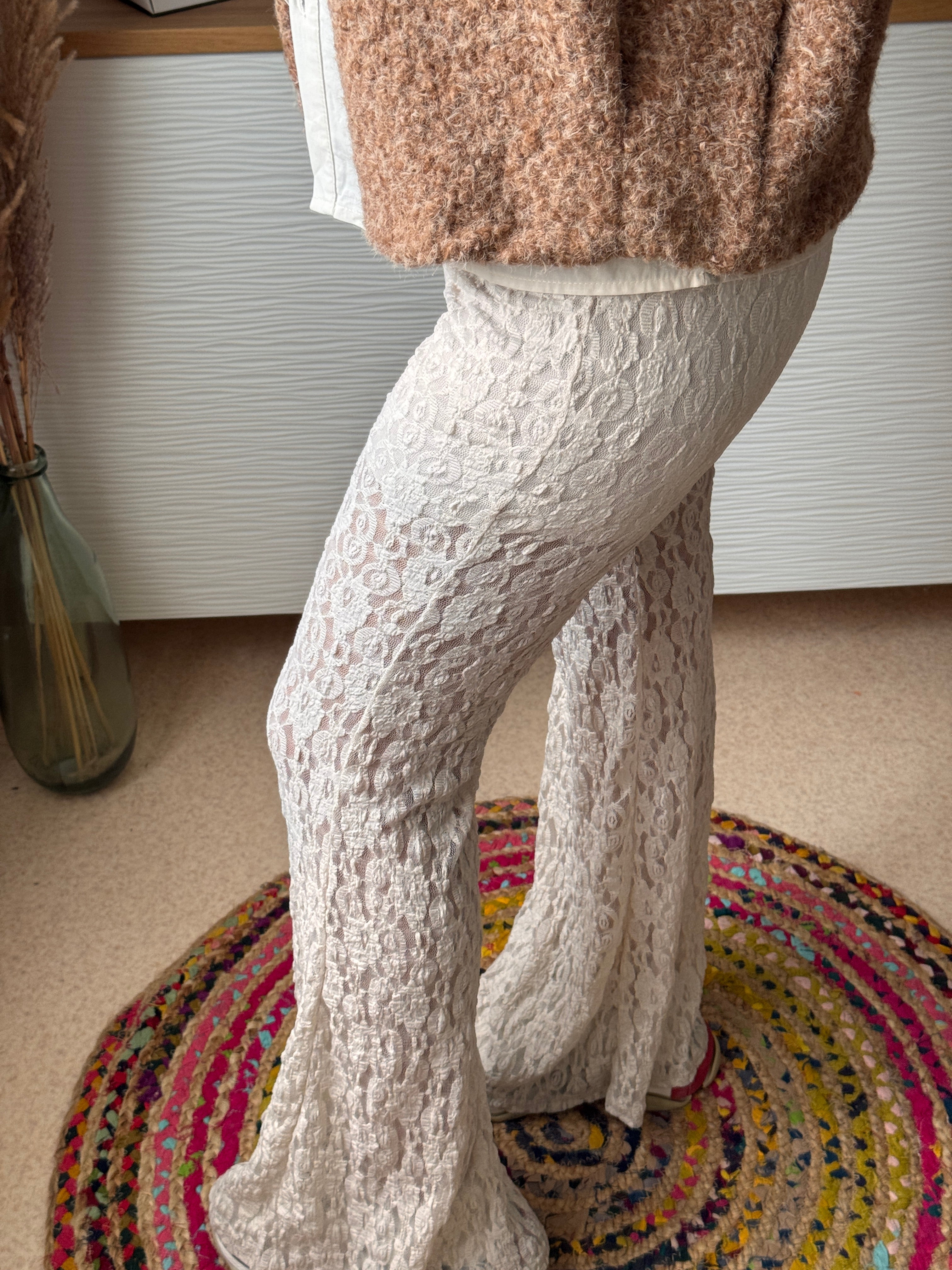 Pantalon dentelle