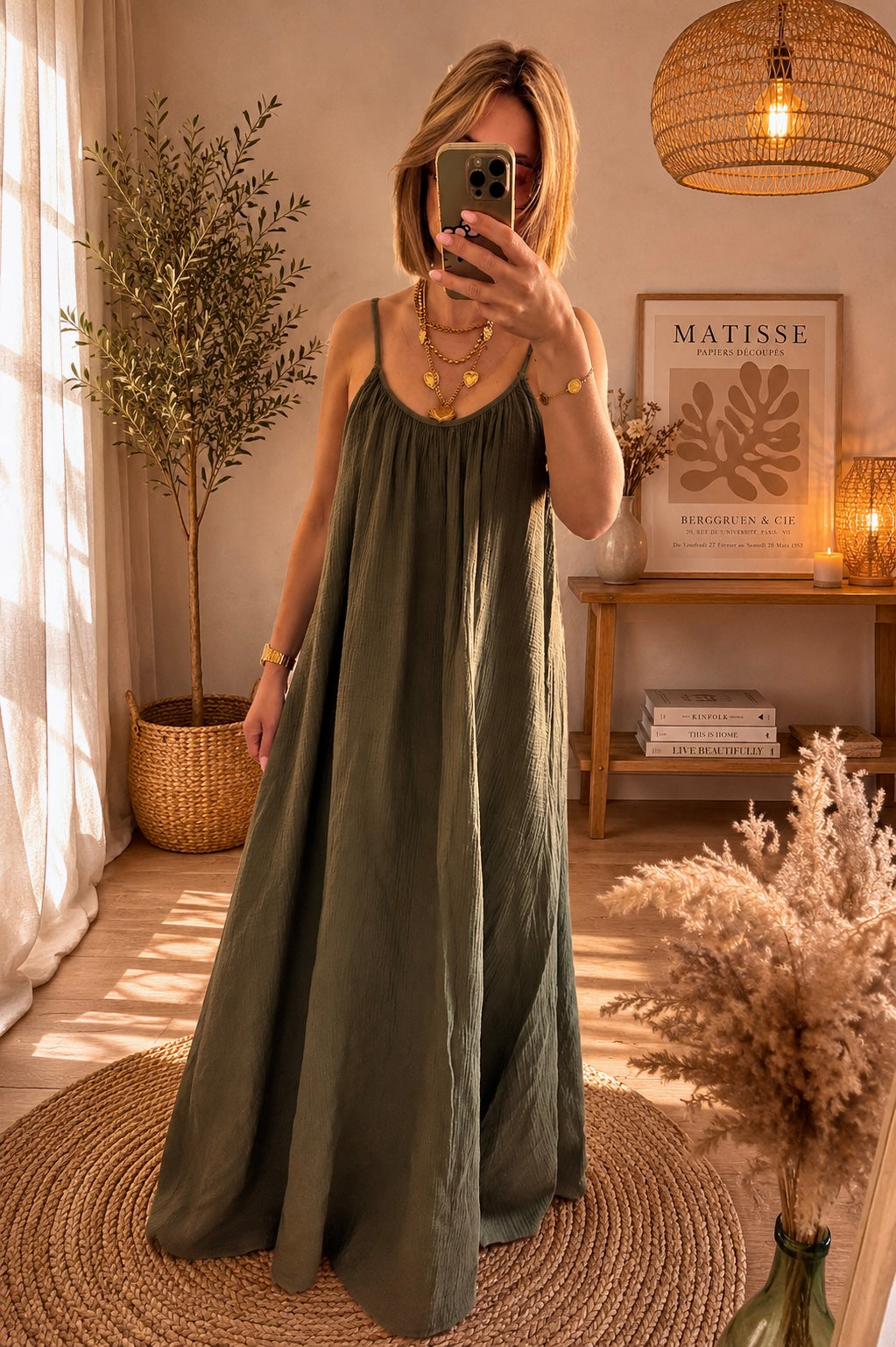 Robe bretelles VIOLETTE