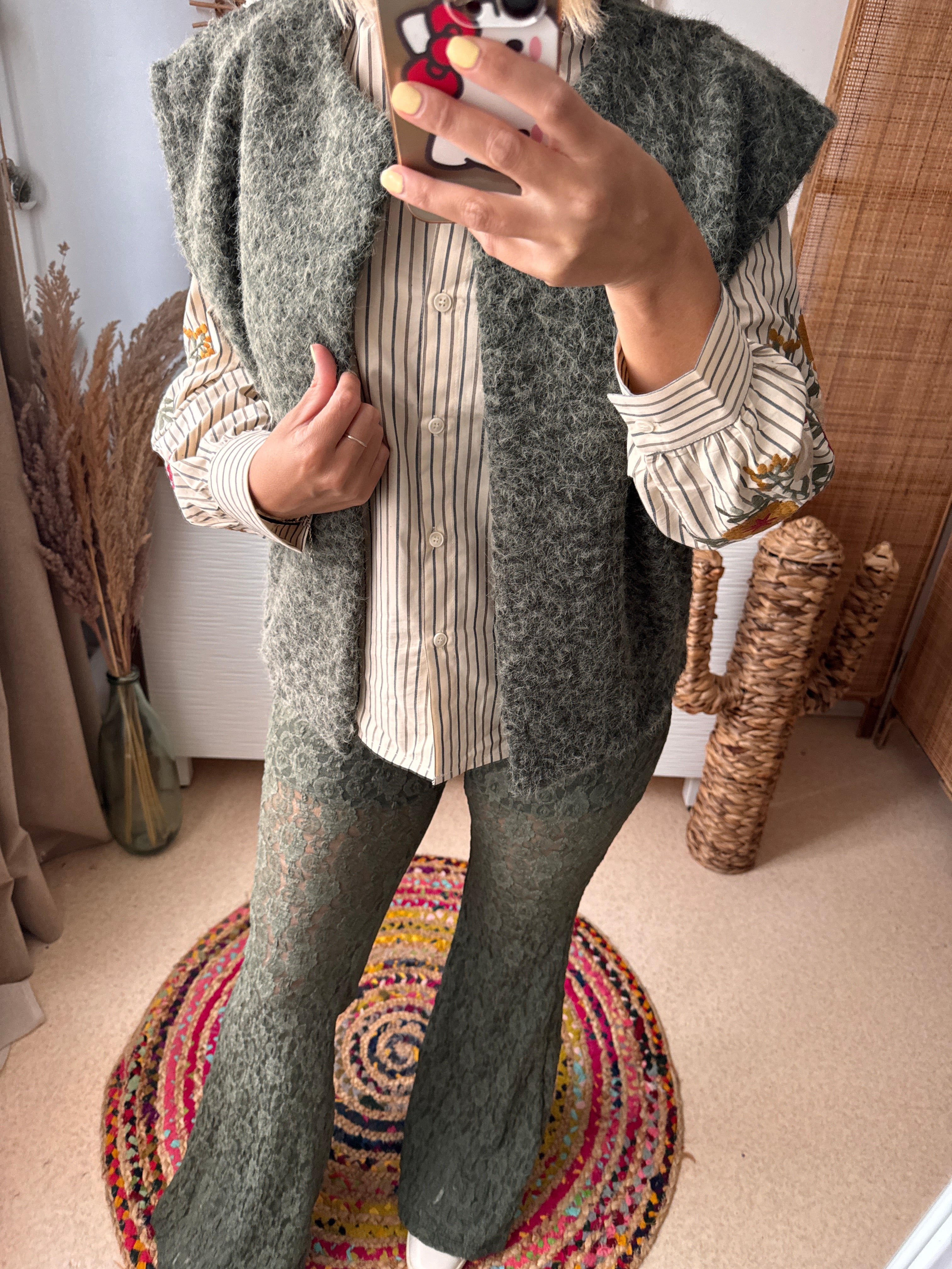Pantalon dentelle