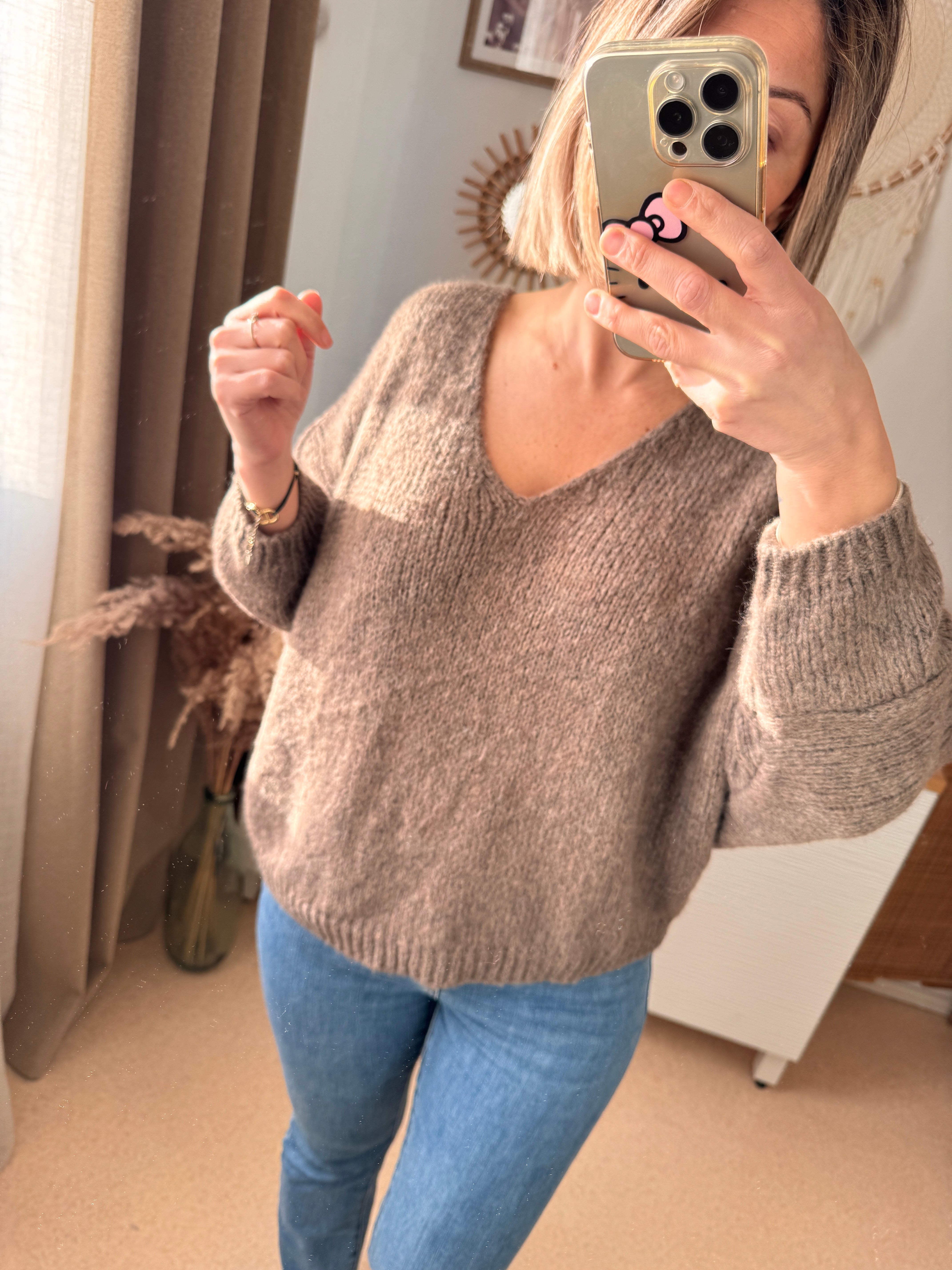 Pull en maille over size LOU
