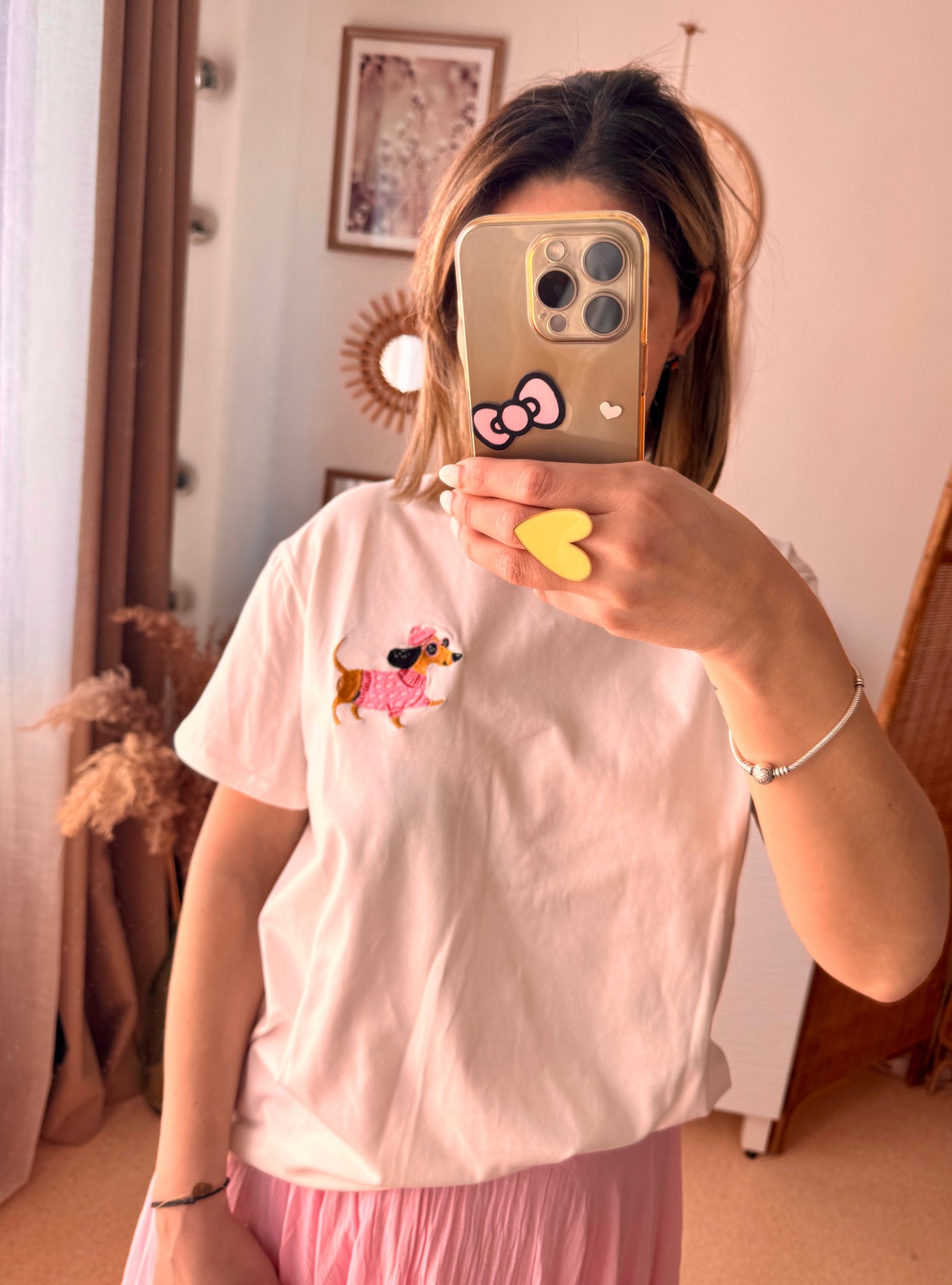 T-shirt brodé TECKEL