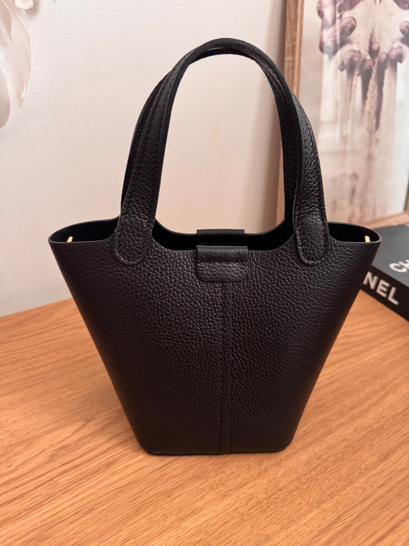 Petit sac seau en cuir PICO