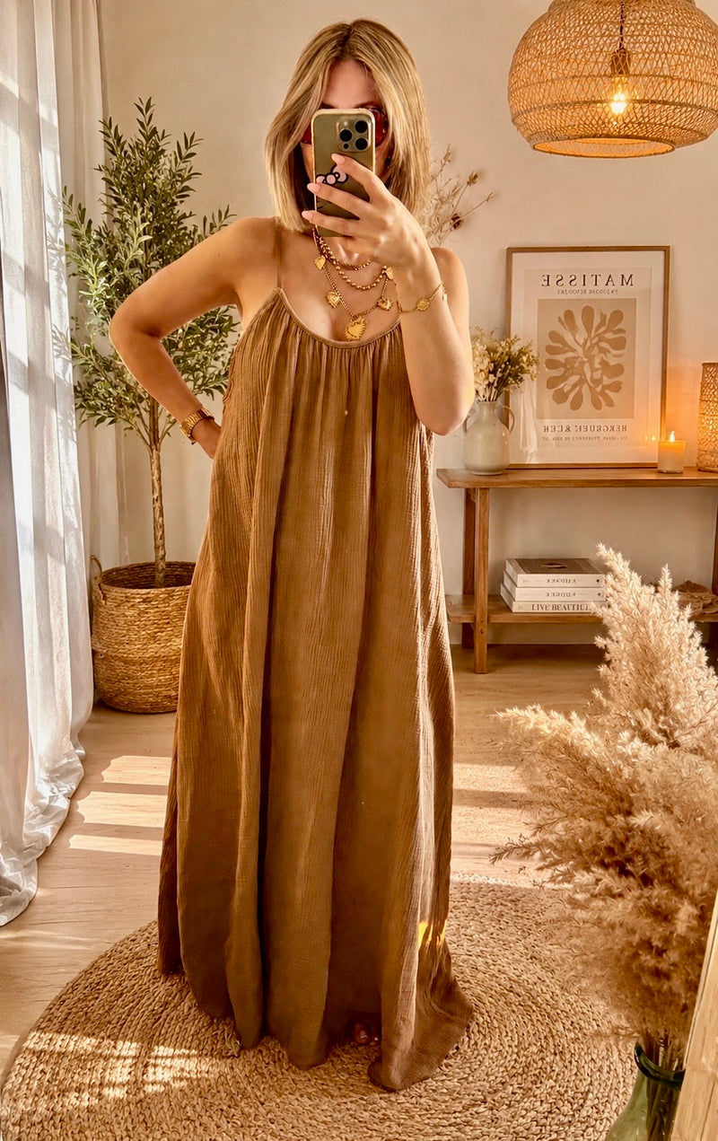 Robe bretelles VIOLETTE
