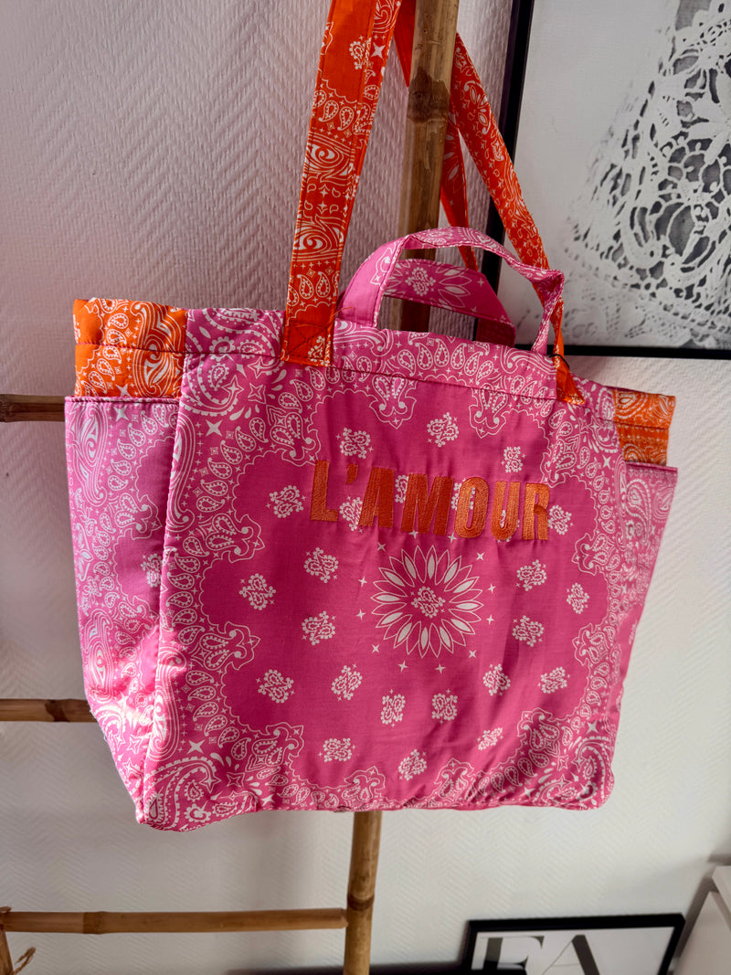 Grand sac cabas BANDANA