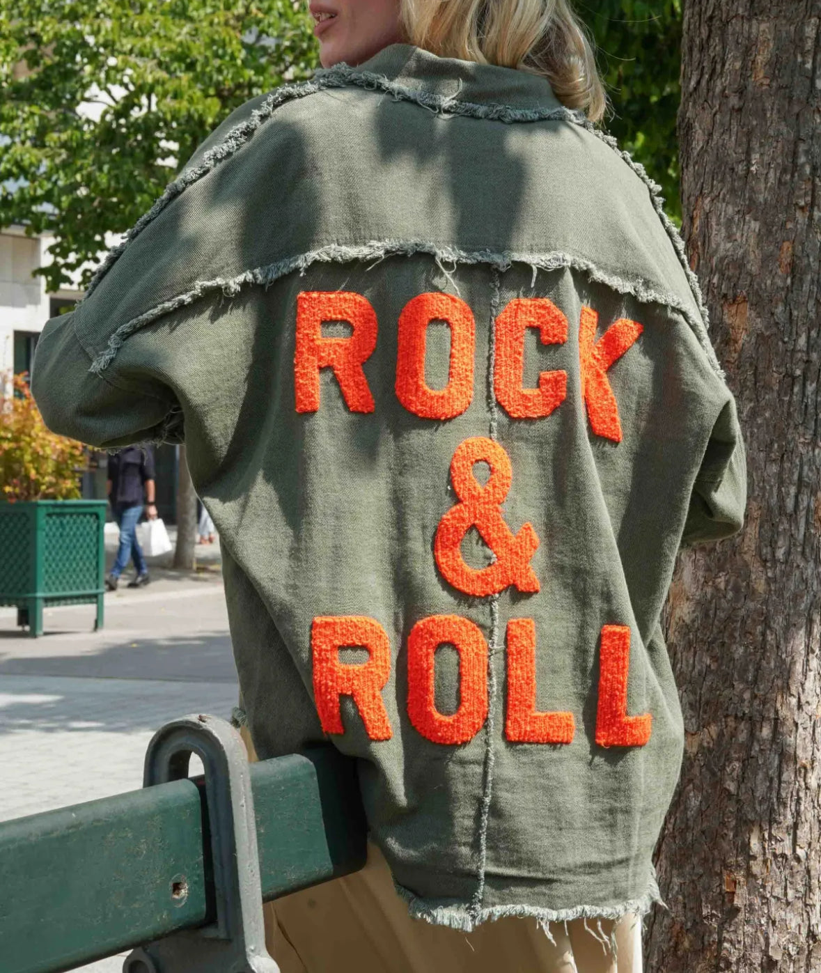 Veste chemise over size ROCK & ROLL