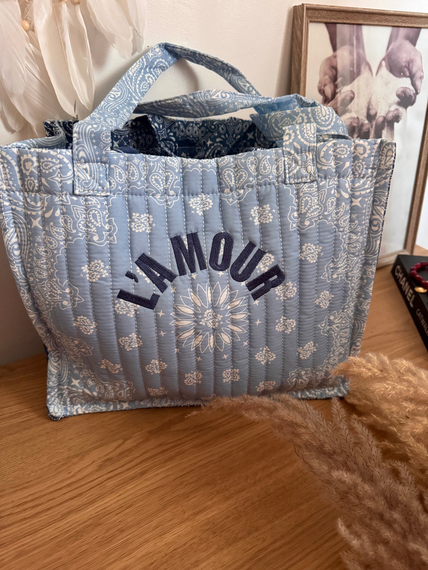 Sac cabas matelassé BANDANA