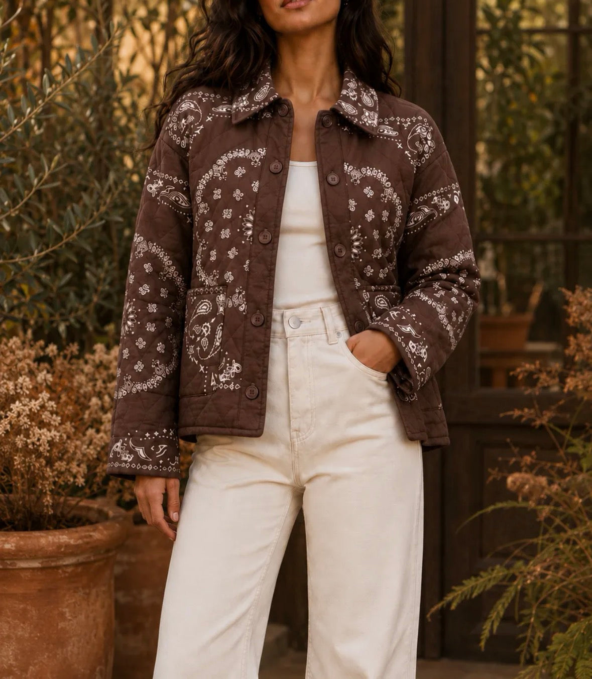Veste réversible BANDANA