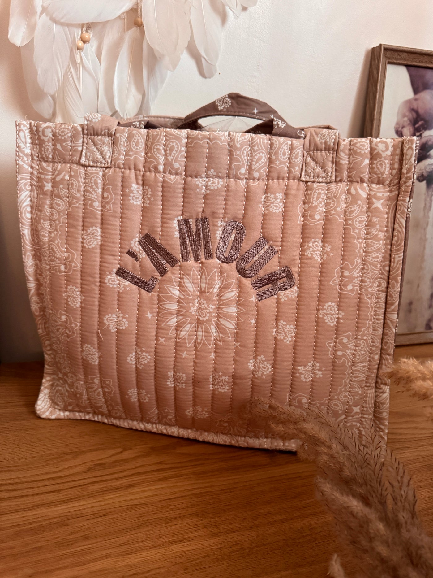 Sac cabas matelassé BANDANA