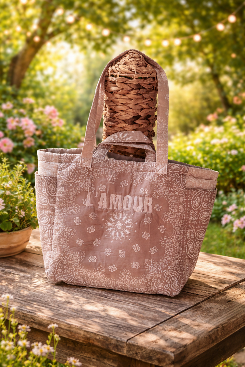 Grand sac cabas BANDANA